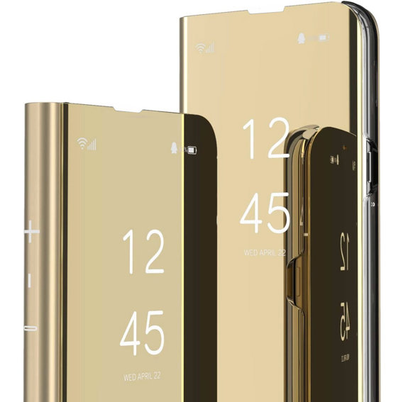 Case for Samsung Galaxy A53 5G, Clear View, gold