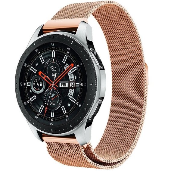 Milanese bracelet 22mm for Samsung Galaxy Watch 46mm - Rose Gold