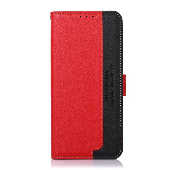 Etui Wallet do Xiaomi Redmi Note 11/11S, KHAZNEH, Dual Color, Red