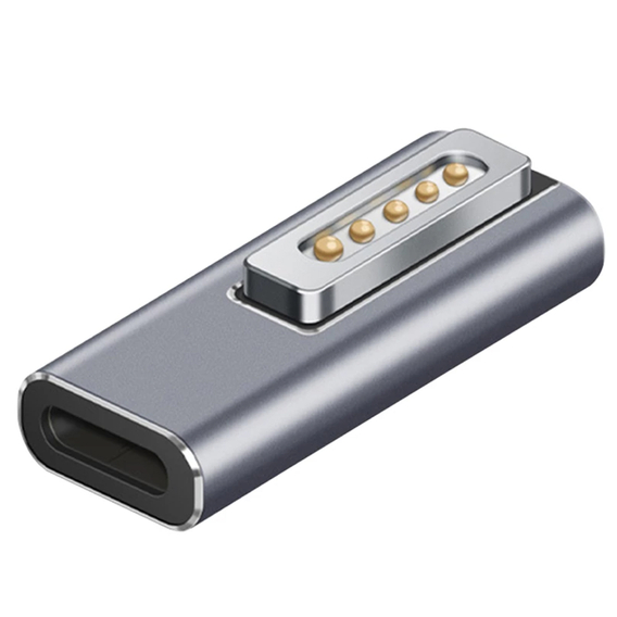 Magnetyczny Adapter USB-C do MagSafe 2 do MacBook Air/Pro, Srebrny