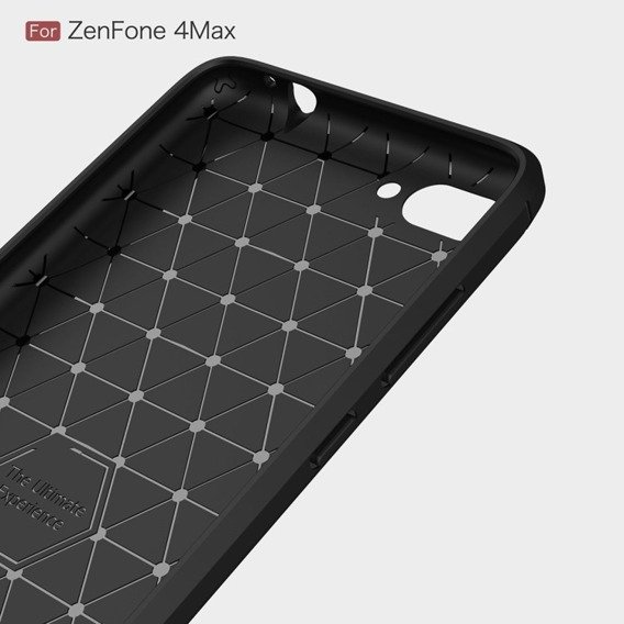 Pancerne Etui ERBORD Karbon do Asus Zenfone 4 Max ZC554KL - Black