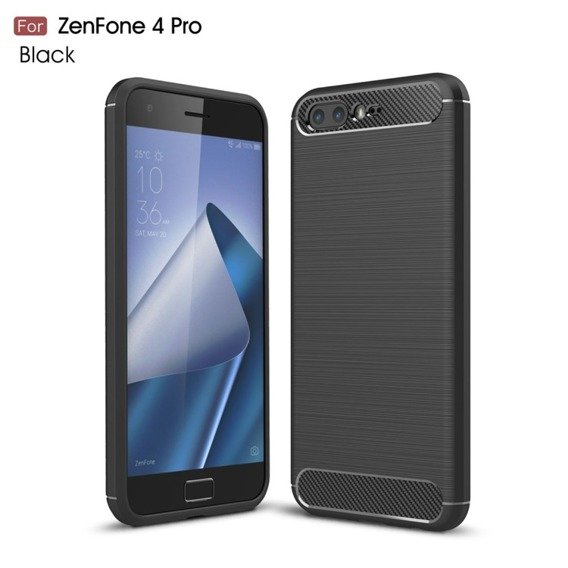 Pancerne Etui ERBORD Karbon do Asus Zenfone 4 Pro ZS551KL - Black