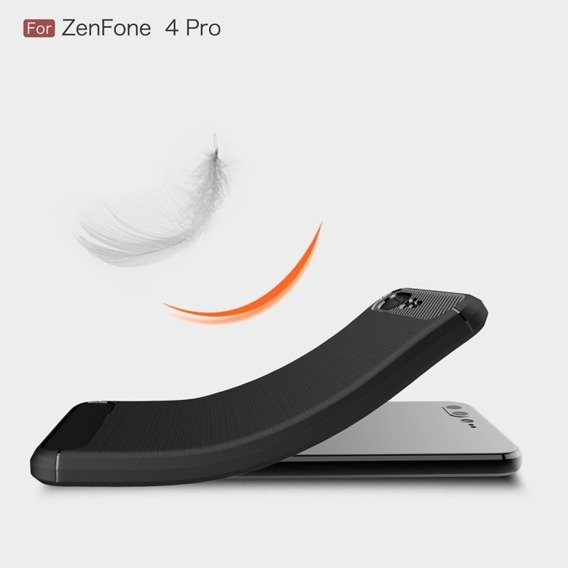 Pancerne Etui ERBORD Karbon do Asus Zenfone 4 Pro ZS551KL - Black