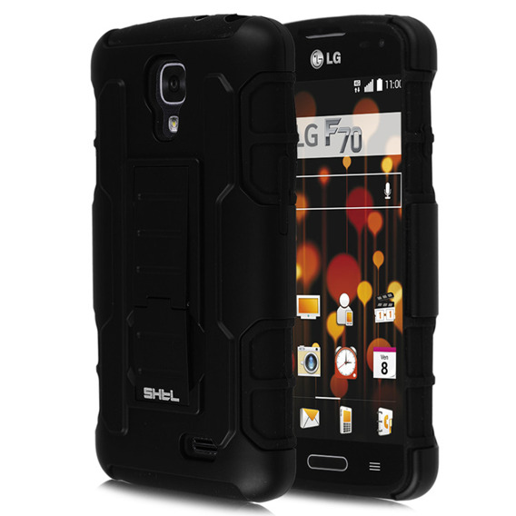 SHTL Etui FUTURE ARMOR w/ Belt Clip LG F70 - Black
